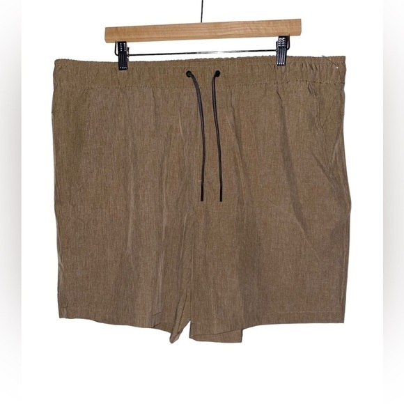 Eddie Bauer Men Short Water Resistance Stretch Woven Tech XXL Gorpcore UPF50 NEW - Picture 1 of 9